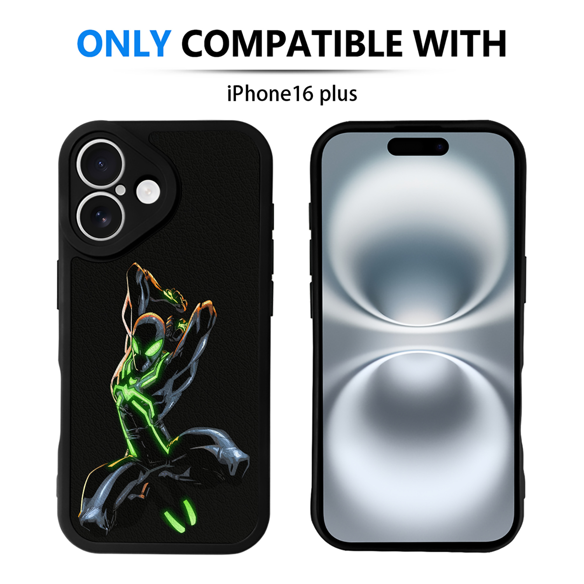 （画像用） アベンジャーズ The Avengers 【iPhone 16シリーズ対応】シリコンスマホケース（レザー調） 材質：シリコン